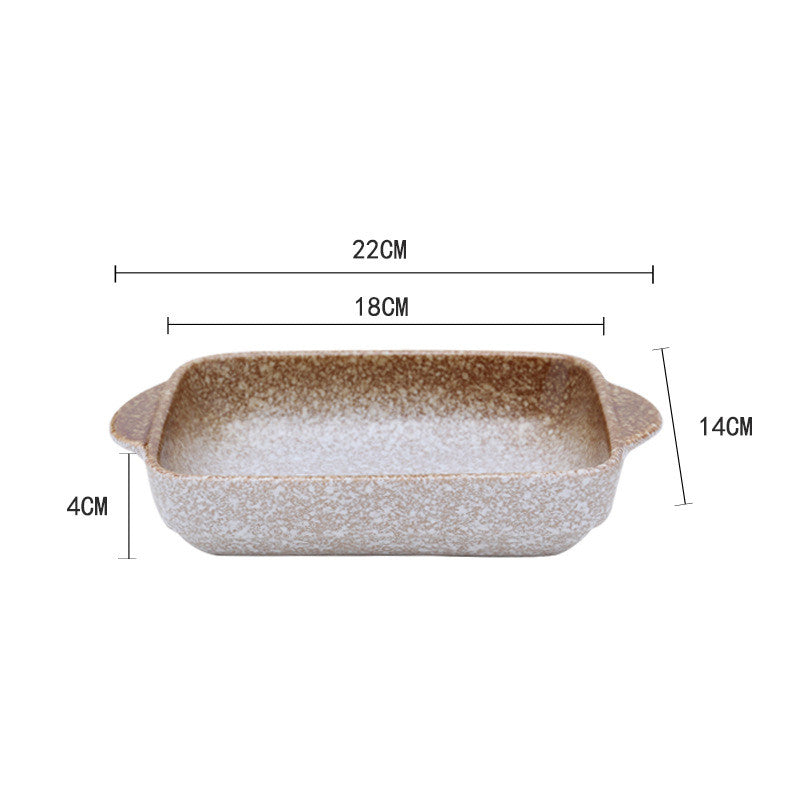 Creative Ceramic Baking Bowl for Microwave Use