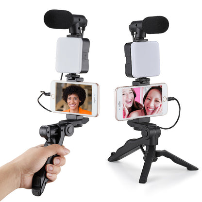Multifunctional Desktop Beauty Leg Light with Microphone